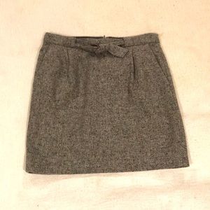 J.Crew wool mini skirt